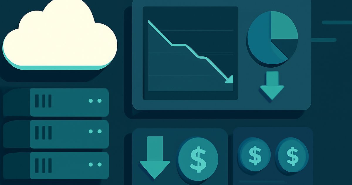 Cloud cost optimization dashboard showing reduced spending on AWS Azure and Google Cloud in 2026